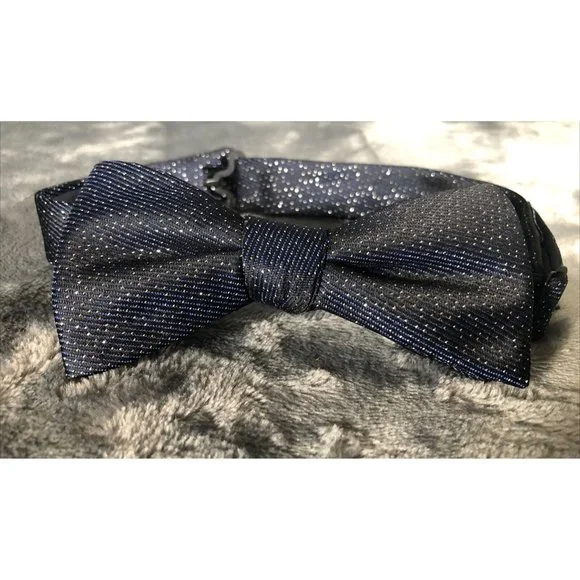 Madison Fashion - Gentleman Style Banquet Bow Tie Blue See Photos - Picture 2 of 12
